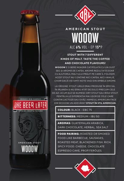One Beer Later American Stout