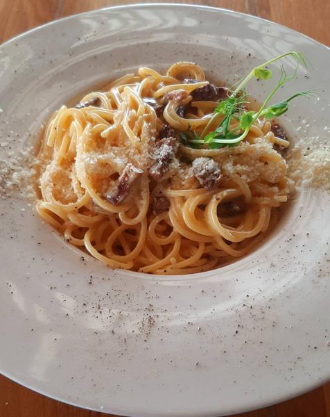 Spaghete Carbonara Romana