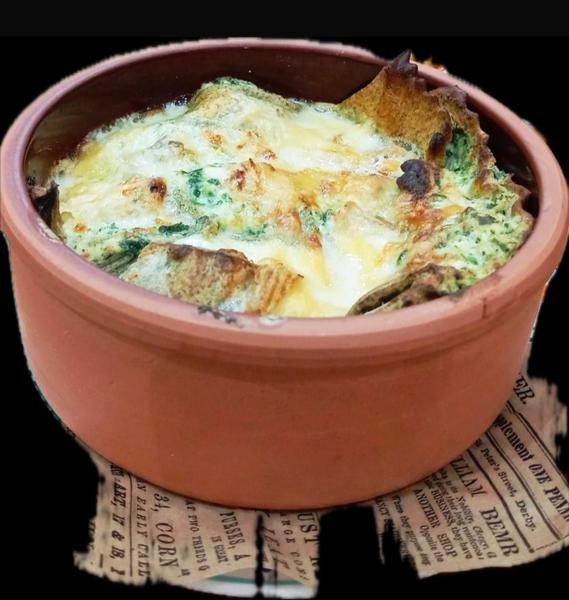 Lasagna Castrum cu spanac 