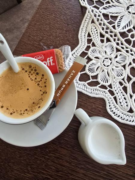 Espresso cu Lapte Spumat 