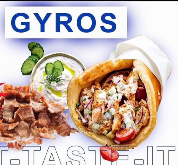 Gyros in Pita Grecească 