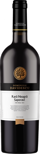 Vin Davidescu Rara Neagra Saperavi Rosu