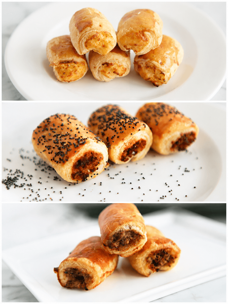 Mini Pateuri cu Brânză/Carne/Ciuperci