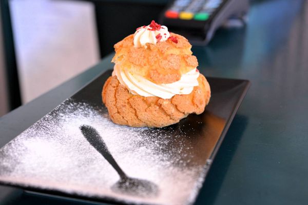 Choux au Vanilie si Zmeura 