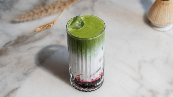 Iced Raspberry Matcha Latte