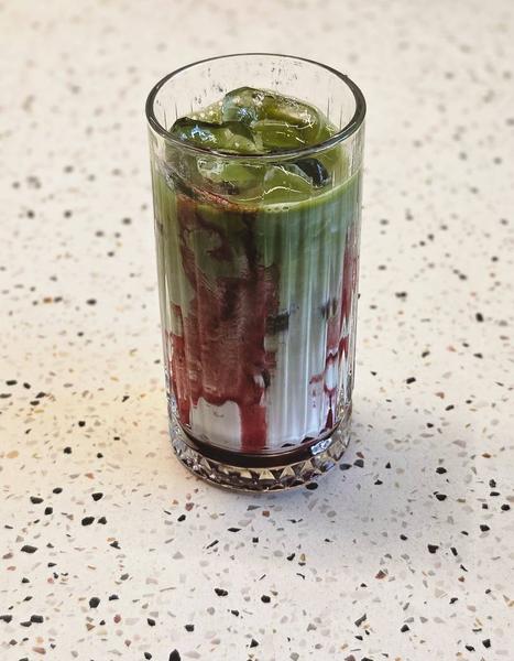 Iced Raspberry Matcha