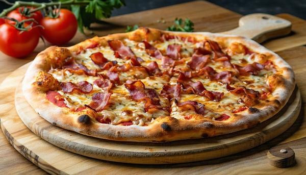 Pizza con Bacon