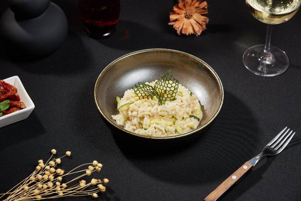 Risotto cu Zucchini, lamaie si Parmesan Aged