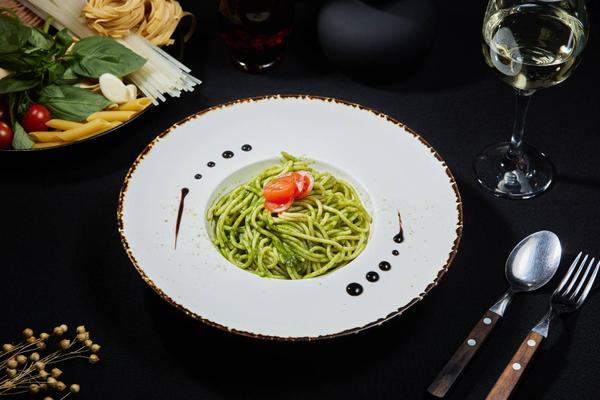 Spaghete fara Gluten cu Sos Pesto