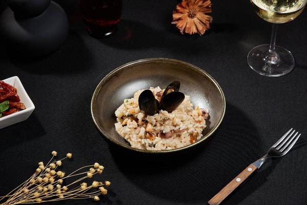 Risotto cu Fructe de Mare si Parmezan