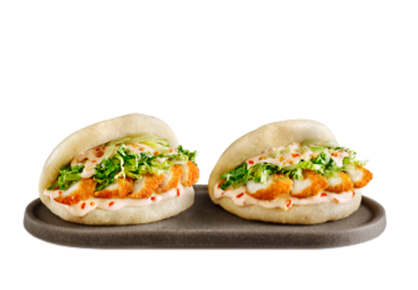 Bao Buns cu Crispy Chicken
