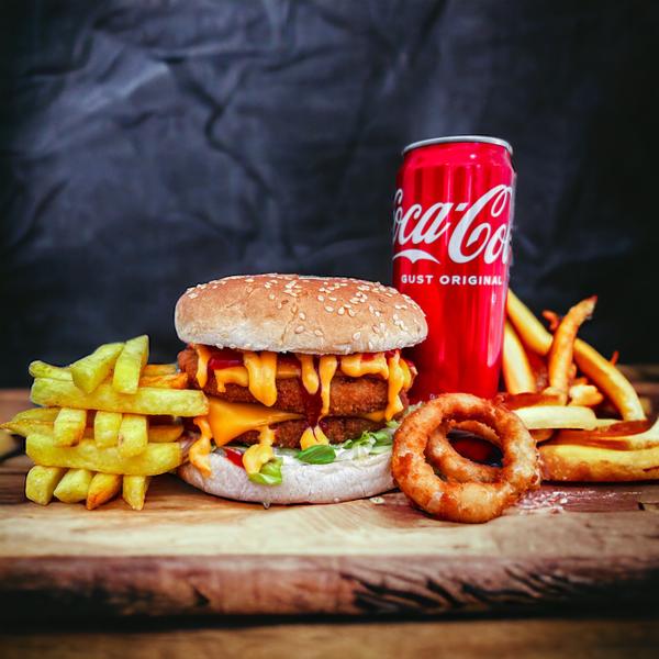 Meniu Dublu Cheeseburger