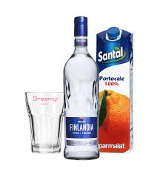 PACHET ABSOLUT/FINLANDIA 0.7 L + 1L SUC NATURAL 
