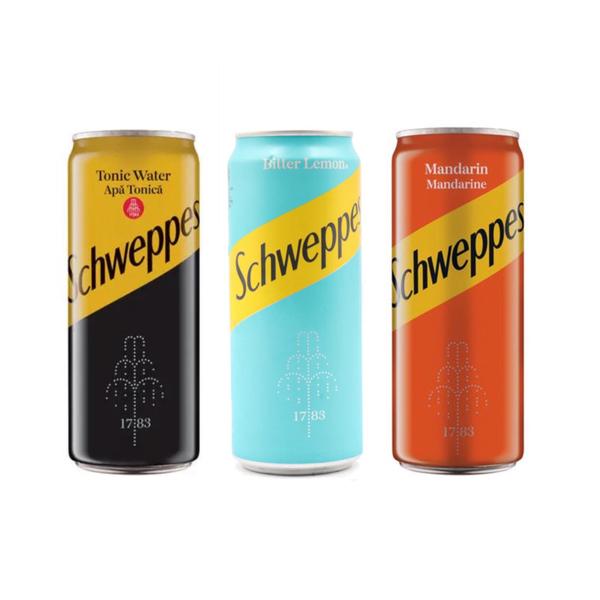 Schweppes Tonic/lamâie/mandarine