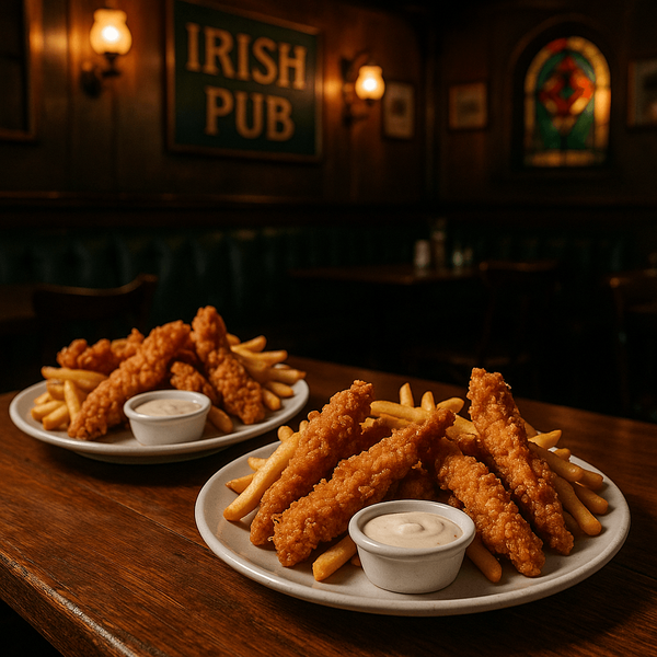 2x Crispy de Pui cu Cartofi Dippers si Sos Irish 