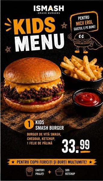 Smash Kids Menu