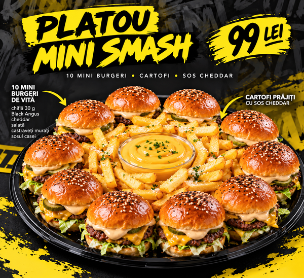 Platou Mini Burgeri X 10