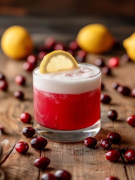 4 Cranberry Rum Sour