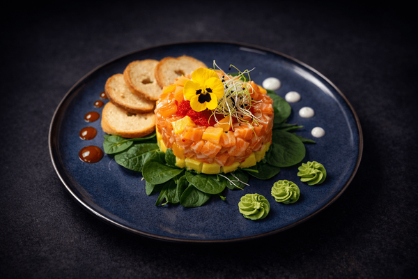 Salmon Tar-Tar with Mango