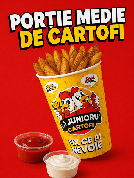 Porție Medie Cartofi
