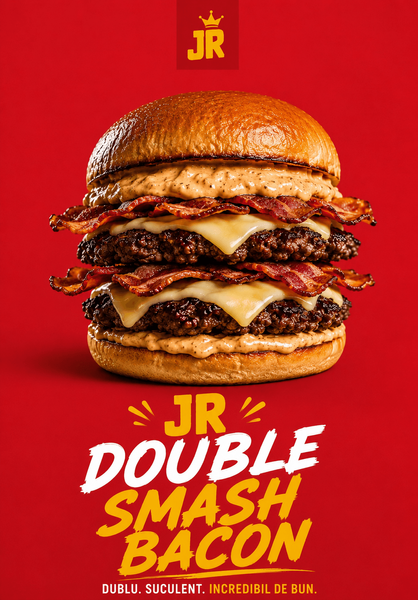 Dublu Smash Bacon Burger