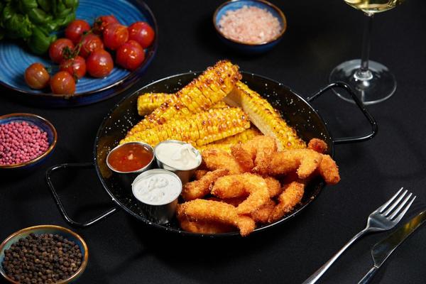 Tigaie de Creveti Panko