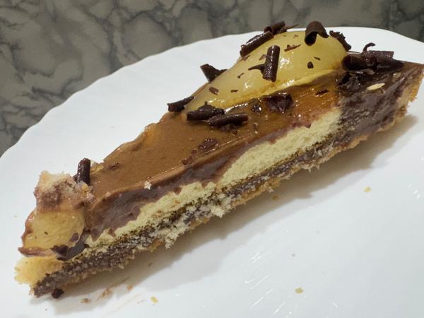 Tartă de ciocolată cu pară 