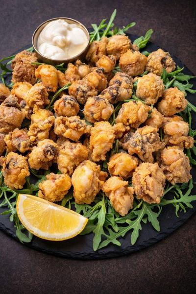 Tentacule de Calamar Prăjite