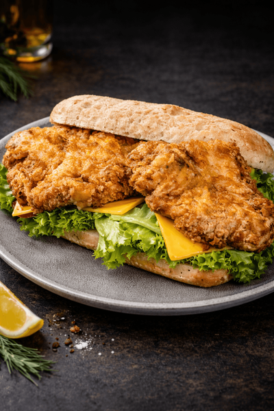 Sandwich de Șnițele Pui Sau de Porc 