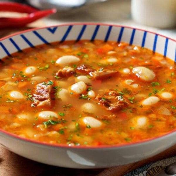 Ciorba Fasole cu Afumatura