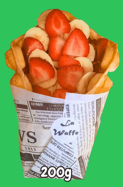 Vafa cu Nutella, Banane si Capsuni