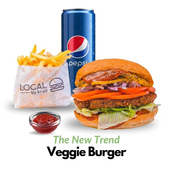 Combo Veggie Burger (The New Trend)
