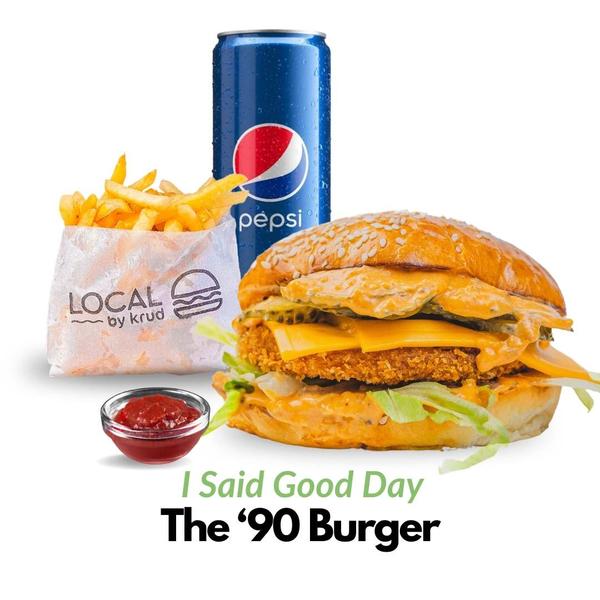 Combo The ´90 Burger (I Said Good Day!)