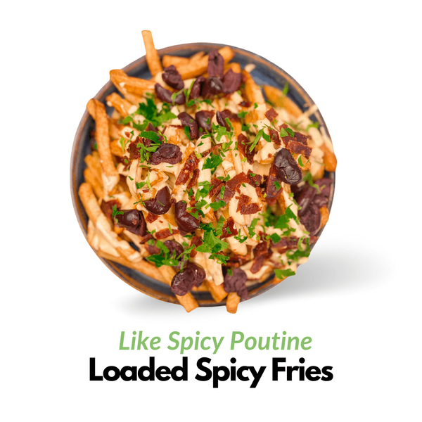 Loaded Spicy Fries (Almost Poutine) 