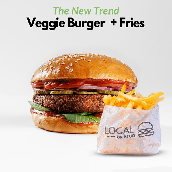 Veggie Burger & Fries (The New Trend)