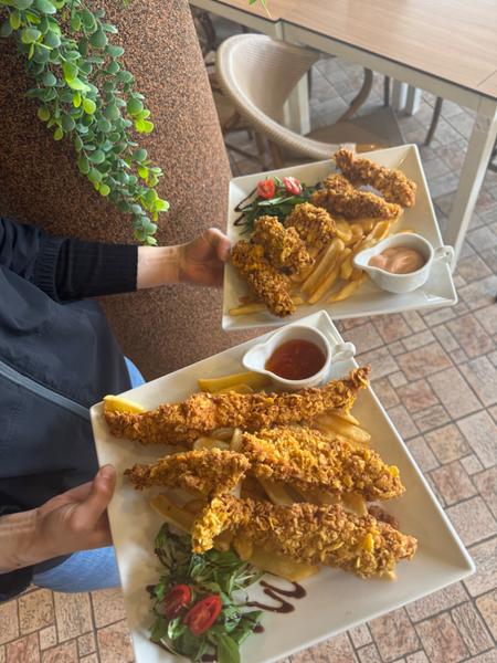 Crispy Strips cu cartofi prajiti