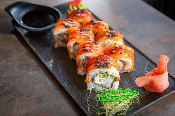 California cu Creveti si Somon