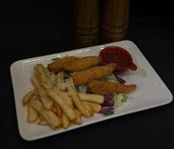 Crispy de Pui cu Cartofi Prăjiți