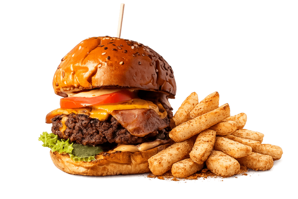 American Legendary Burger+Golden french fries