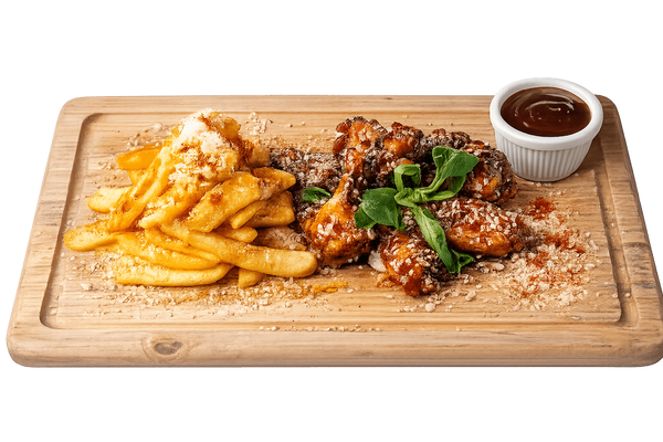 Chicken Wings and Bbq Sauce
