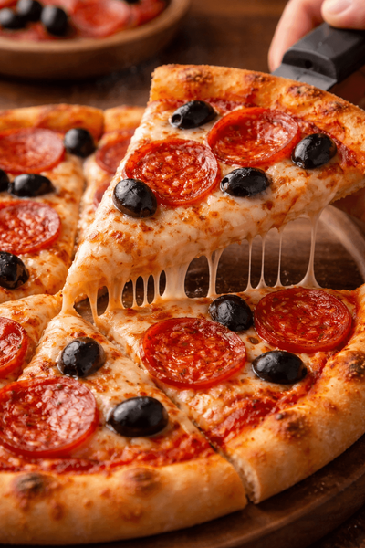 Sliced Diavola, Espresso / Cola / Apă plată/minerală