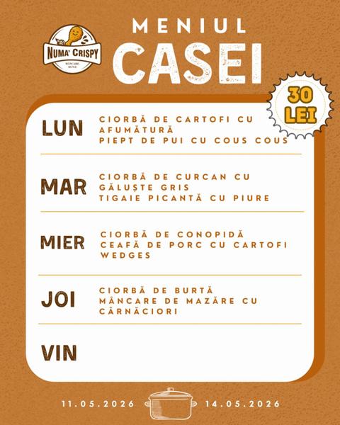 In perioada 11.05-14.05