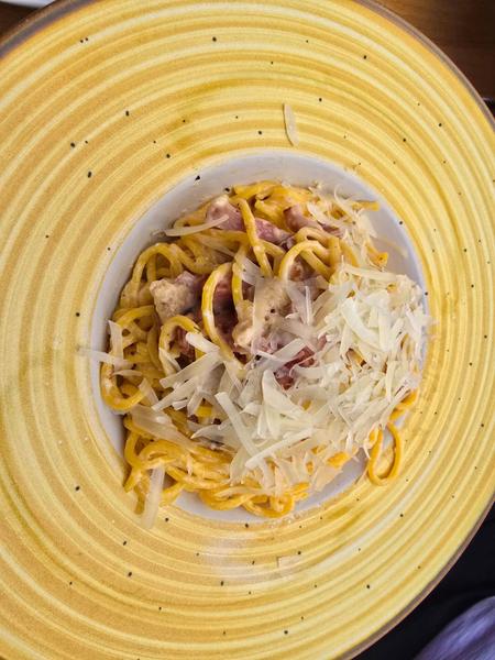 Spaghetti Chitara Carbonara Original