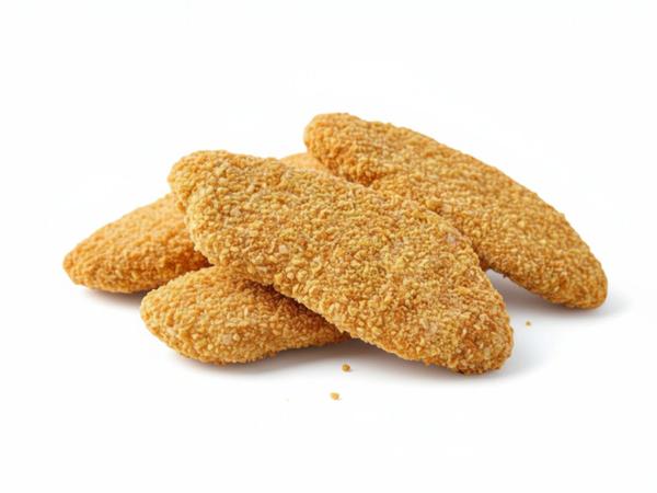 Snitel Din Piept de Pui Pregatit si Pesmetat 