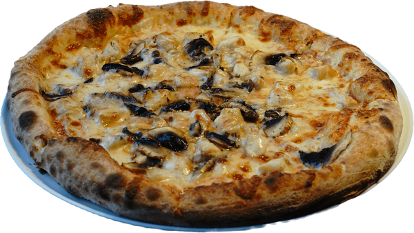 Pollo 500 Gr (sos rosii,mozarella,piept de pui,ciuperci)