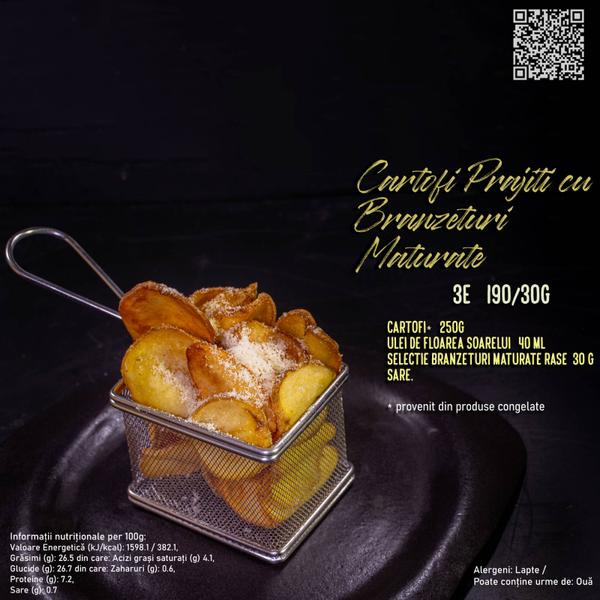 Cartofi Prajiti cu Parmezan