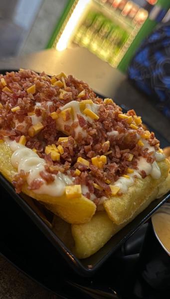 Cartofi Prăjiți Baconcheese Brânza Cheddar 