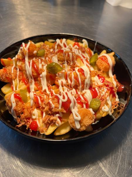Loaded fries Chicken 
