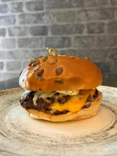 Burger Double Oklahoma 