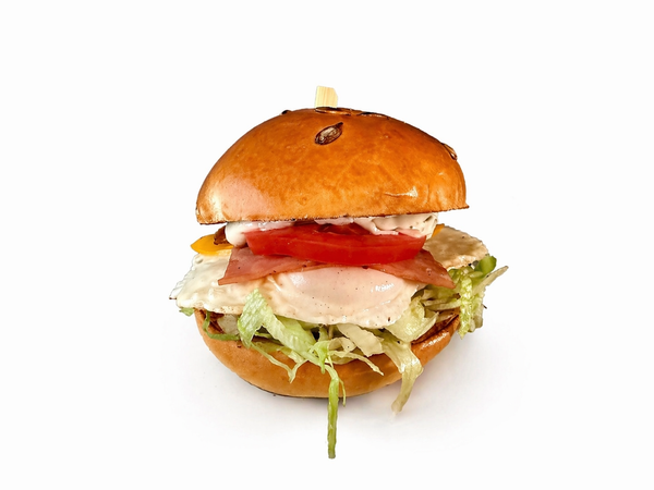 Breakfast Burger & Fries 